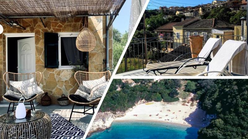 Villa Aspros - Traditionell, Ruhig Und Strandnah 라이아페이즈 외부 사진